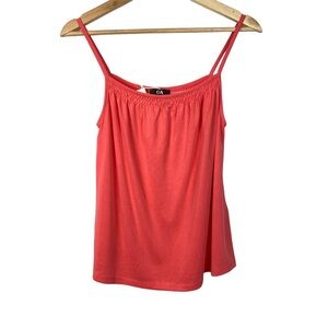 C&A NWT Basic Cami Tank Top, Coral, Size Small